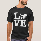 Show Uw Dachshund Devotie met de I Heart Wien T-shirt (Voorkant)