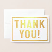 Show Uw dankbaarheid met deze Hartelijk dank Folie Kaarten (Voorkant met envelop)