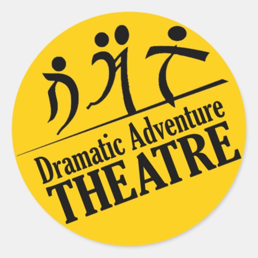 Show uw DAT-trots! Ronde Sticker (Voorkant)