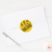 Show uw DAT-trots! Ronde Sticker (Envelop)