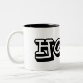 Show Uw gastvrijheid en "Omarm de rol van Hos Tweekleurige Koffiemok (Links)