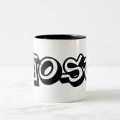 Show Uw gastvrijheid en "Omarm de rol van Hos Tweekleurige Koffiemok (Center)