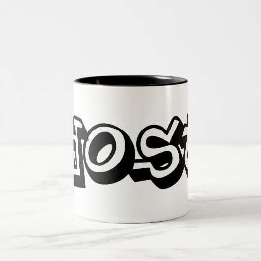 Show Uw gastvrijheid en "Omarm de rol van Hos Tweekleurige Koffiemok (Center)