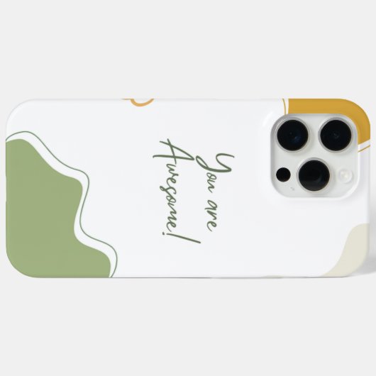 Show Uw Geweldige Stijl- iPhone 15 Pro Hoesje (Achterkant (horizontaal))