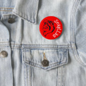 Show Uw Gorilla Pride met een Ronde Button 5,7 Cm (In situ)