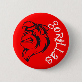 Show Uw Gorilla Pride met een Ronde Button 5,7 Cm