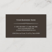 Show Uw Hulpmiddel van Vaardigheden themed Carpent Visitekaartje (Achterkant)