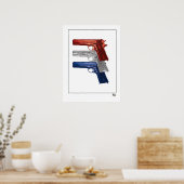 Show Uw kleuren: Colt 1911-Poster Poster (Keuken)