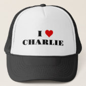 Show uw liefde! Rode Hart, gepersonaliseerd Trucker Pet (Voorkant)