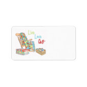 Show uw liefde voor quilti etiket (Voorkant)