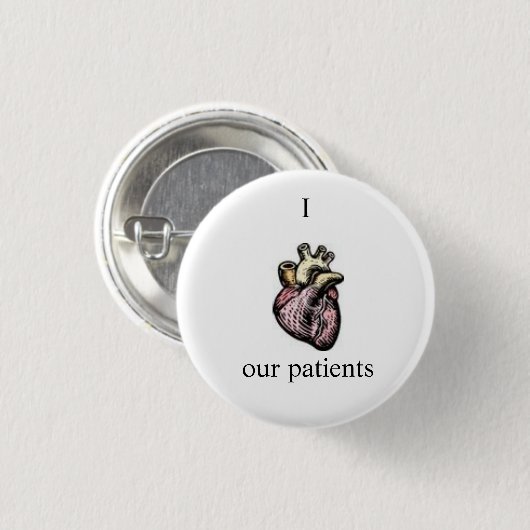 Show uw patiënten hoeveel u om geeft. ronde button 3,2 cm (Voorkant /achterkant)
