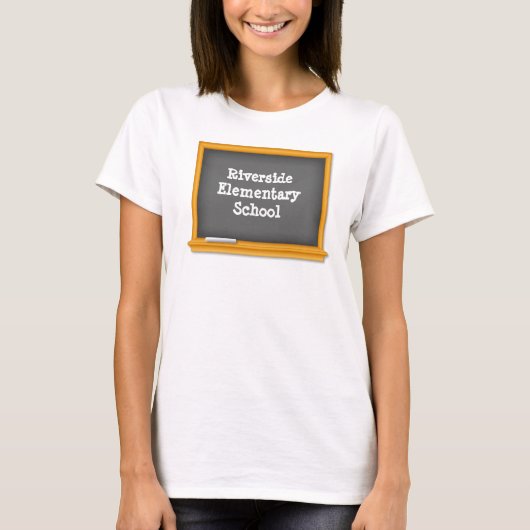 Show uw schoolpride krijtbord t-shirt (Voorkant)