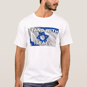 Show uw solidariteit. Sta achter Israël T-shirt