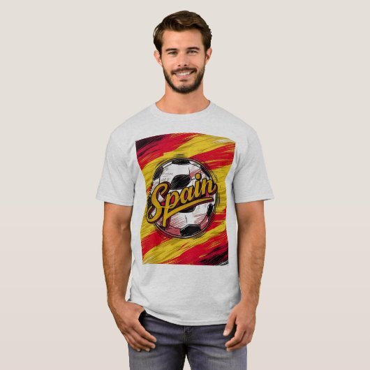 Show uw spaanse trots t-shirt (Voorkant volledig)