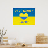 Show uw steun aan Oekraïne met dit Poster (Keuken)