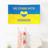 Show uw steun aan Oekraïne met dit Spandoek (Insitu)