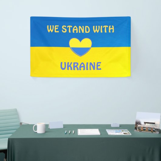 Show uw steun aan Oekraïne met dit Spandoek (Beurs)