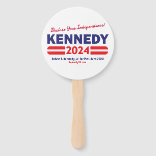 Show uw steun voor Kennedy voor President Handwaaier
