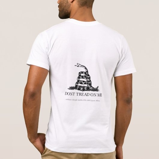 show uw steun voor Oekraïne en vrijheid T-shirt (Achterkant)