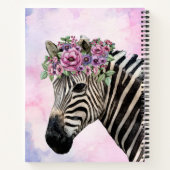 Show Uw Stripes Zelden Zelden Zebra van Ziektebewu Notitieboek (Achterkant)