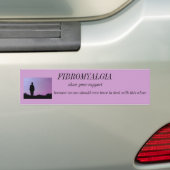 Show uw support bumpersticker (Op auto)
