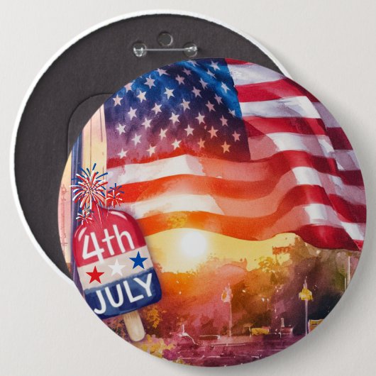 Show uw vaderlandsliefde! ronde button 6,0 cm (Voorkant /achterkant)