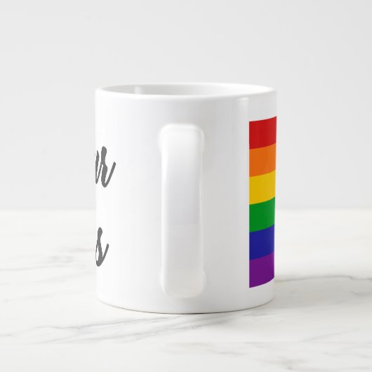 Show uw ware kleuren grote koffiekop (Achterkant)