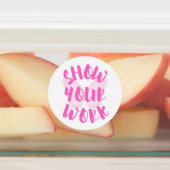 Show Uw werk Labels (Aangebracht)