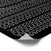 Show Uw Werk Wiskunde Leraar Verborgen Bericht Mat Poster (Hoek)