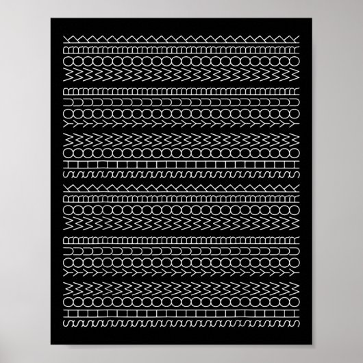 Show Uw Werk Wiskunde Leraar Verborgen Bericht Mat Poster (Voorkant)