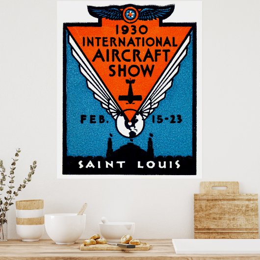 show van 1930 St. Louis Air Poster (Keuken)