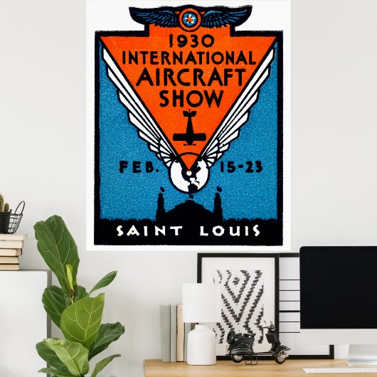show van 1930 St. Louis Air Poster (Thuiskantoor)