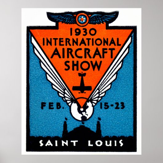 show van 1930 St. Louis Air Poster (Voorkant)