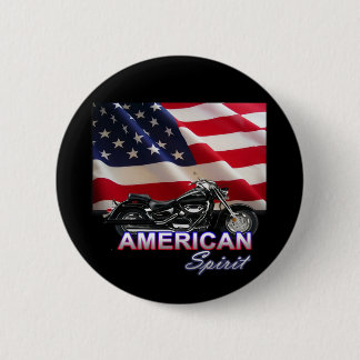 Show van American Spirit TV Motorcycle Ronde Button 5,7 Cm