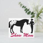 Show van Appaloosa Horse Briefkaart (Staand voorkant)