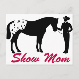 Show van Appaloosa Horse Briefkaart
