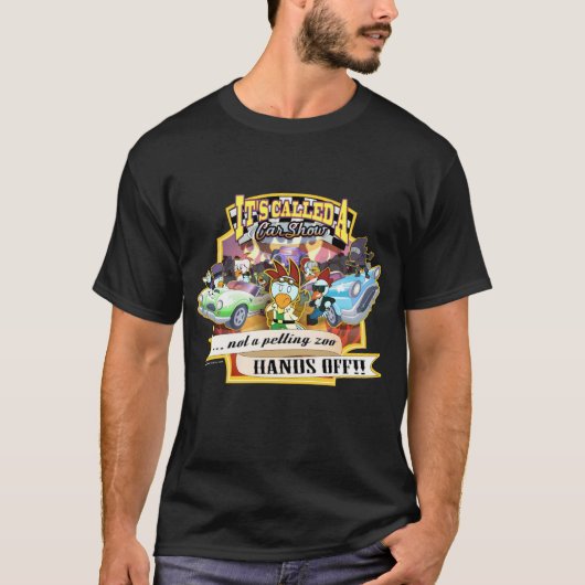 Show van auto's - T-shirt van Mannen van schoorste (Voorkant)
