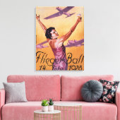 Show van de luchtvaart in het Poster van de Promo  Canvas Afdruk (Insitu (Woonkamer))