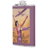 Show van de luchtvaart in het Poster van de Promo  Heupfles (Links)