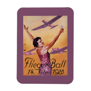 Show van de luchtvaart in het Poster van de Promo  Magneet