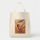 Show van de luchtvaart in het Poster van de Promo  Tote Bag (Voorkant)