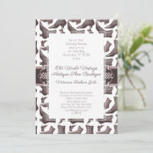  Show van de Victoriaans Mode Gala Kaart (Staand voorkant)