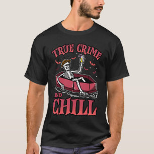 Show van echte misdrijven en koele seriemoordenaar t-shirt