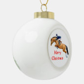 Show van Equestrië Jumper Horse kerstversiering Keramische Bal Ornament (Links)