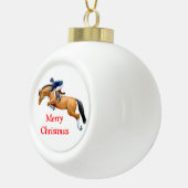 Show van Equestrië Jumper Horse kerstversiering Keramische Bal Ornament (Rechts)