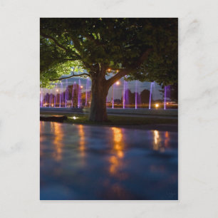Show van fonteinen - Warschau 's nachts Briefkaart