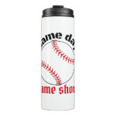 Show van honkbalspel thermosbeker (Voorkant)