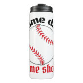 Show van honkbalspel thermosbeker (Voorkant)