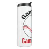 Show van honkbalspel thermosbeker (Gedraaid links)