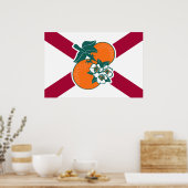 Show van je kleuren - Florida Poster (Keuken)